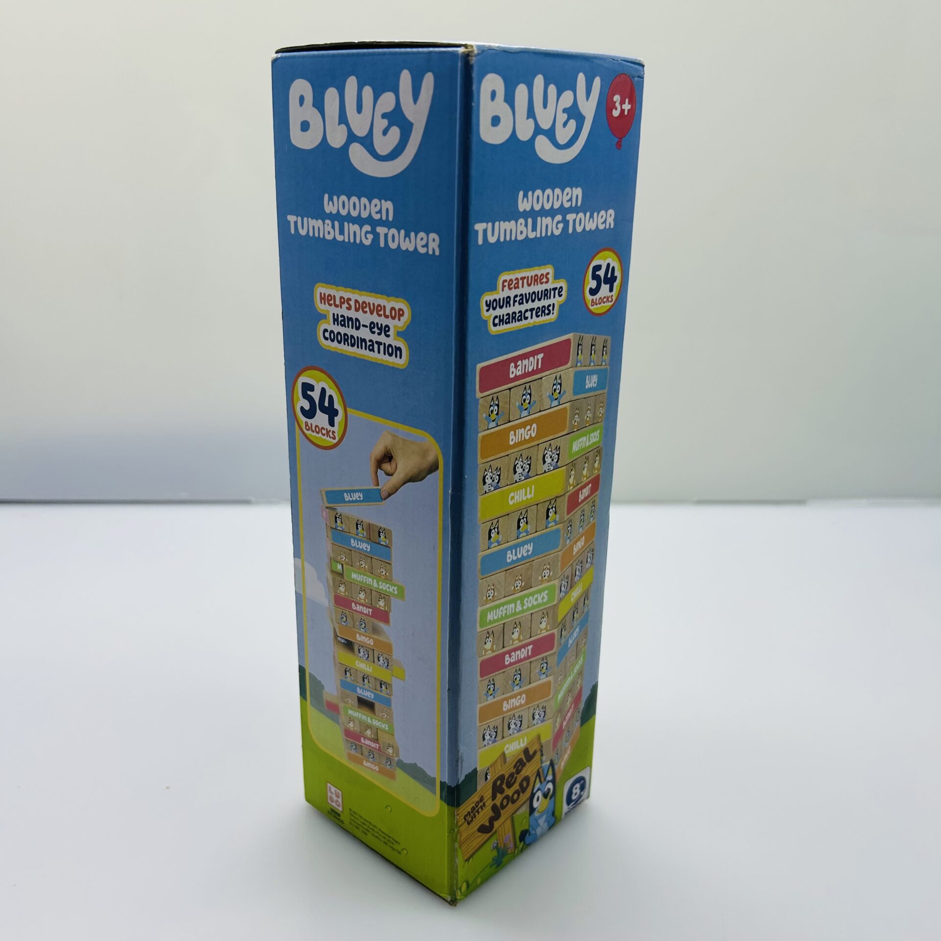 COMBO DEAL: Bluey Wooden Combo Set - Dine In, Picnic Set and Tumbling Tower (Condition: Good) - Image 9