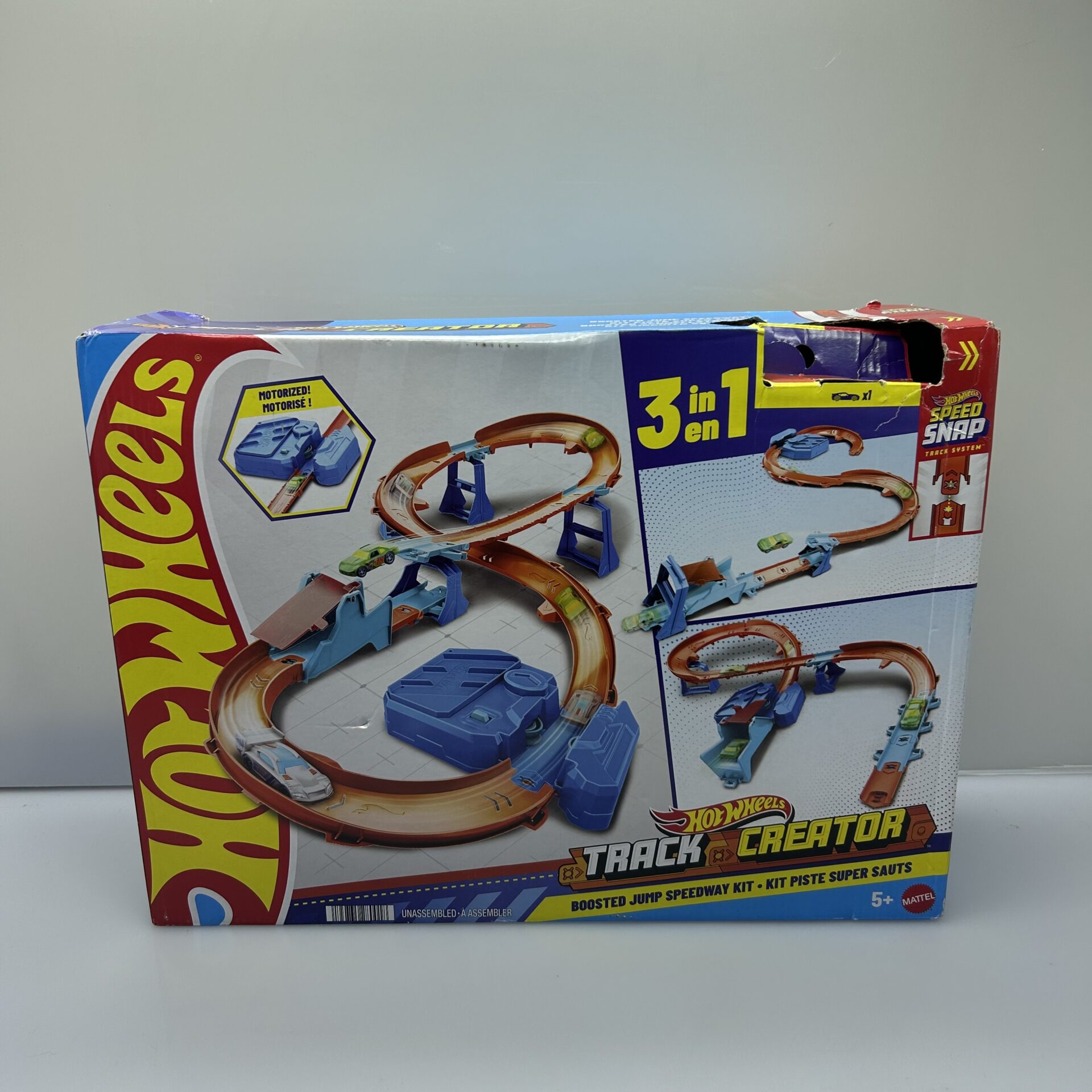 COMBO DEAL: Mattel Hot Wheels 10 Car Pack + Deluxe Track Set with Motorized Booster (Condition: Fair) - Image 7