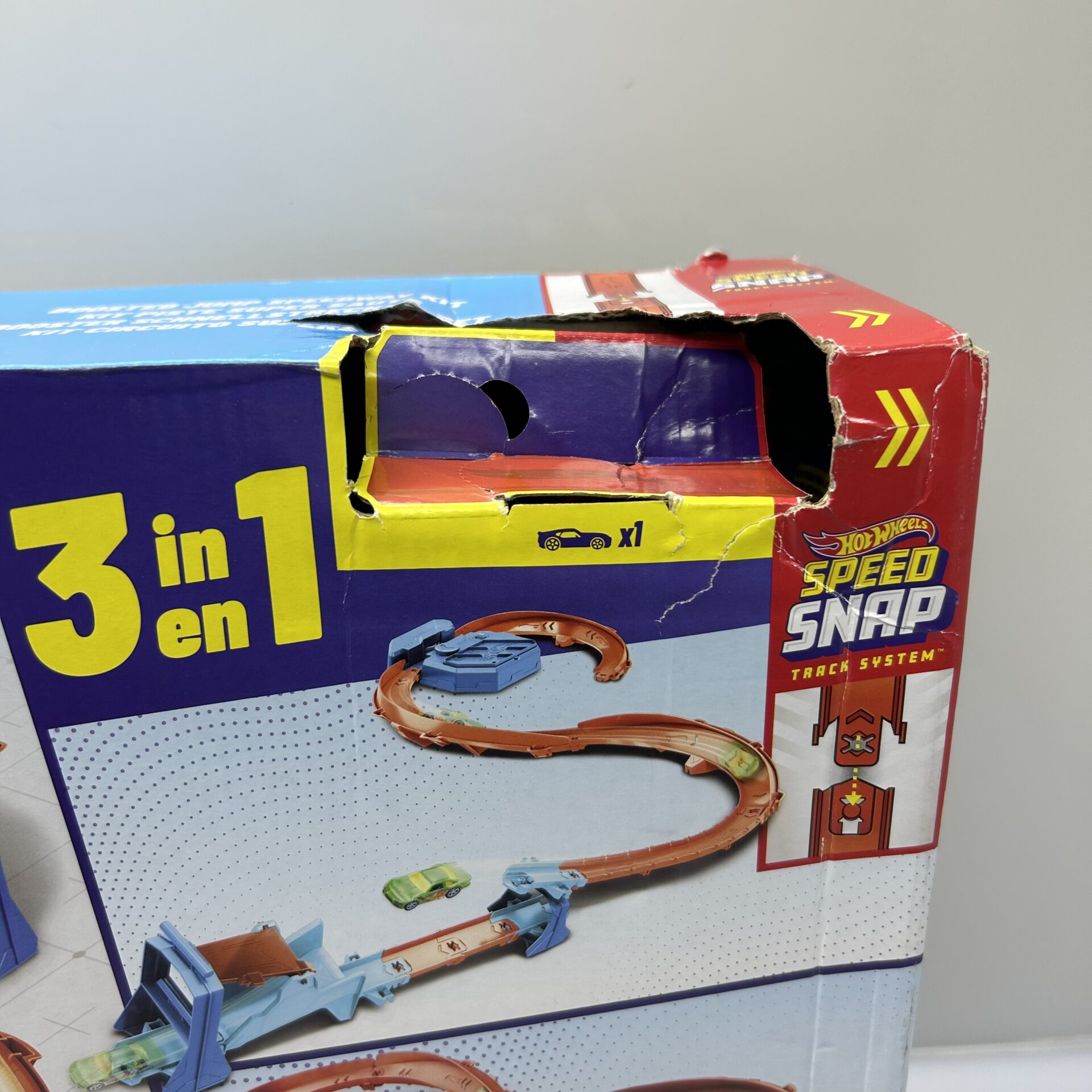 COMBO DEAL: Mattel Hot Wheels 10 Car Pack + Deluxe Track Set with Motorized Booster (Condition: Fair) - Image 8