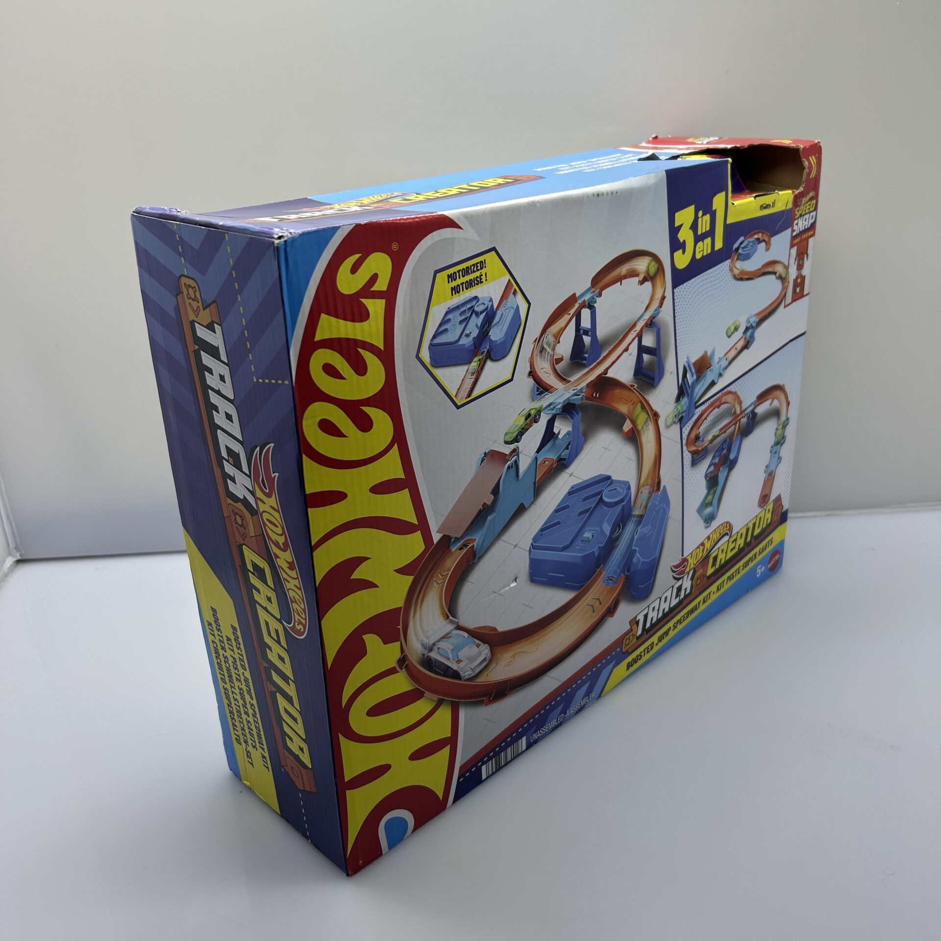 COMBO DEAL: Mattel Hot Wheels 10 Car Pack + Deluxe Track Set with Motorized Booster (Condition: Fair) - Image 6