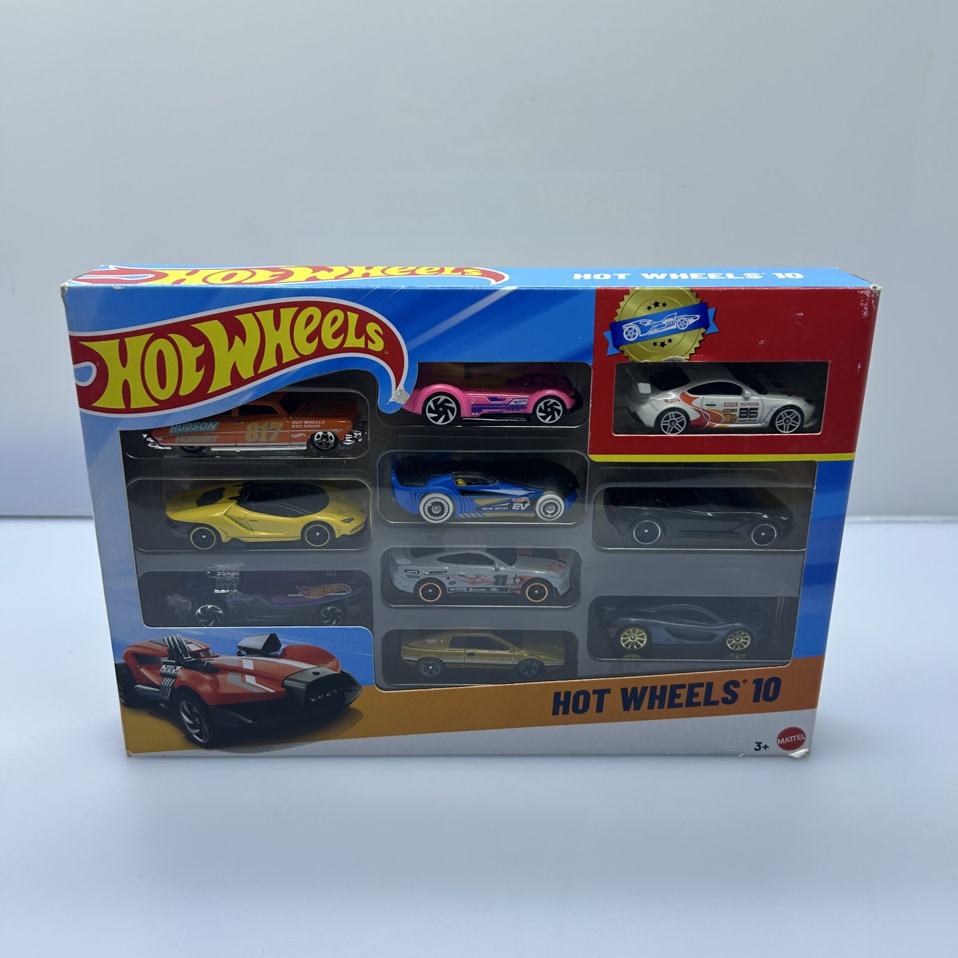 COMBO DEAL: Mattel Hot Wheels 10 Car Pack + Deluxe Track Set with Motorized Booster (Condition: Fair) - Image 3