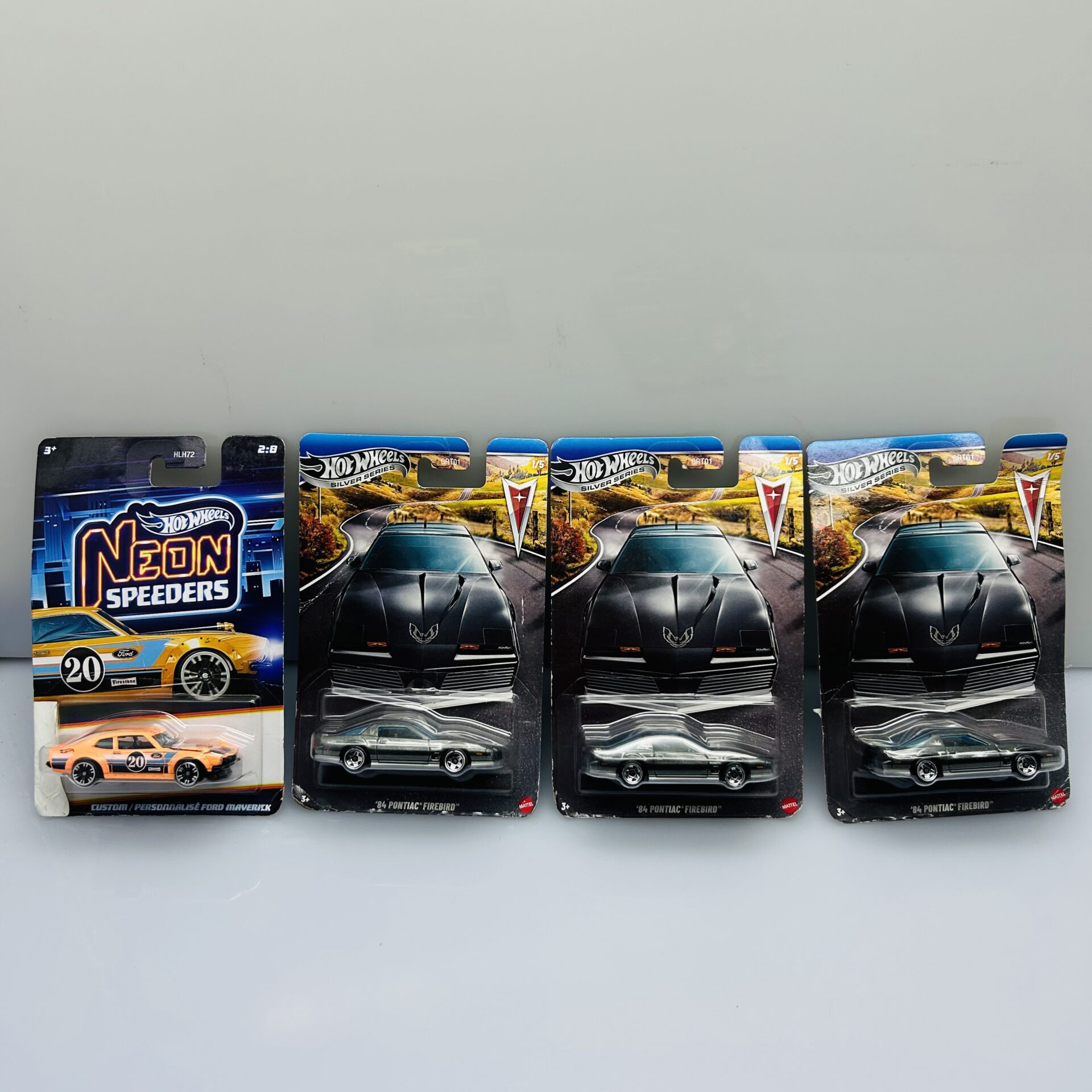 COMBO DEAL: Mattel Hot Wheels Silver Series And Neon Speeder + 10-Car Pack (Condition: Good) - Image 4