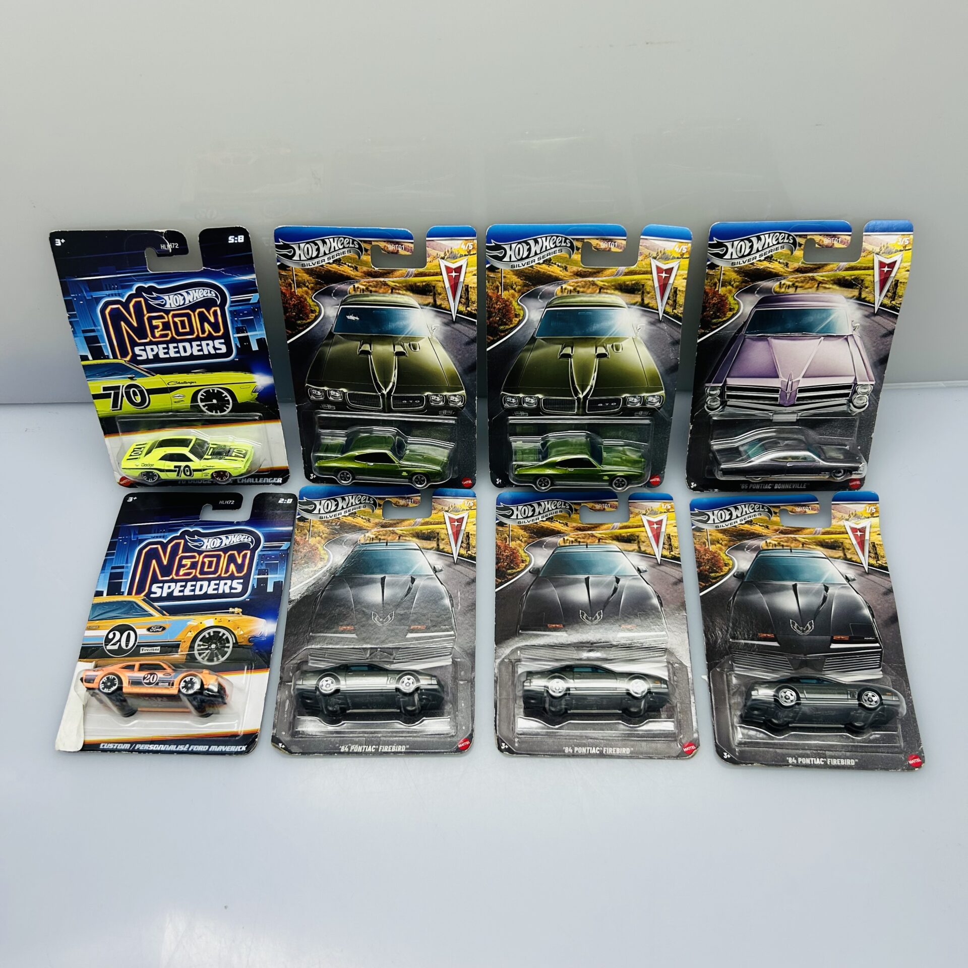 COMBO DEAL: Mattel Hot Wheels Silver Series And Neon Speeder + 10-Car Pack (Condition: Good) - Image 3