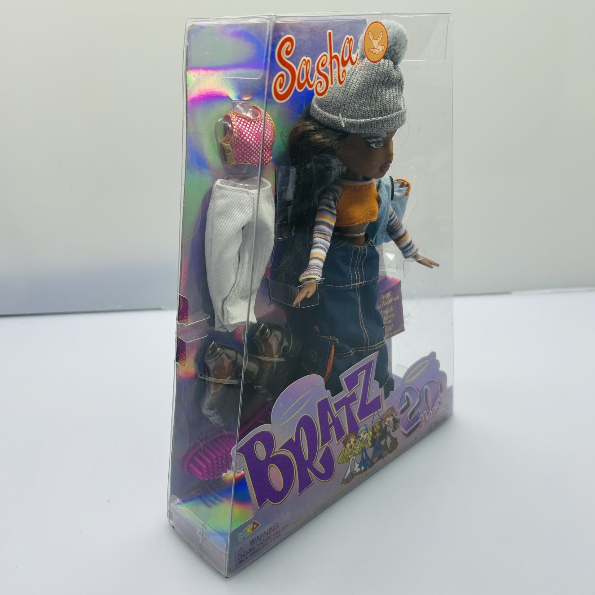 Bratz 20 Yearz Special Edition Sasha Fashion Doll (Condition: Brand New) - Image 3