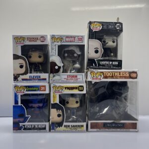 COMBO DEAL - Funko Pop: Toothless Storm Goosebumps Trigun Eleven Locutus of Borg (Condition: Good)