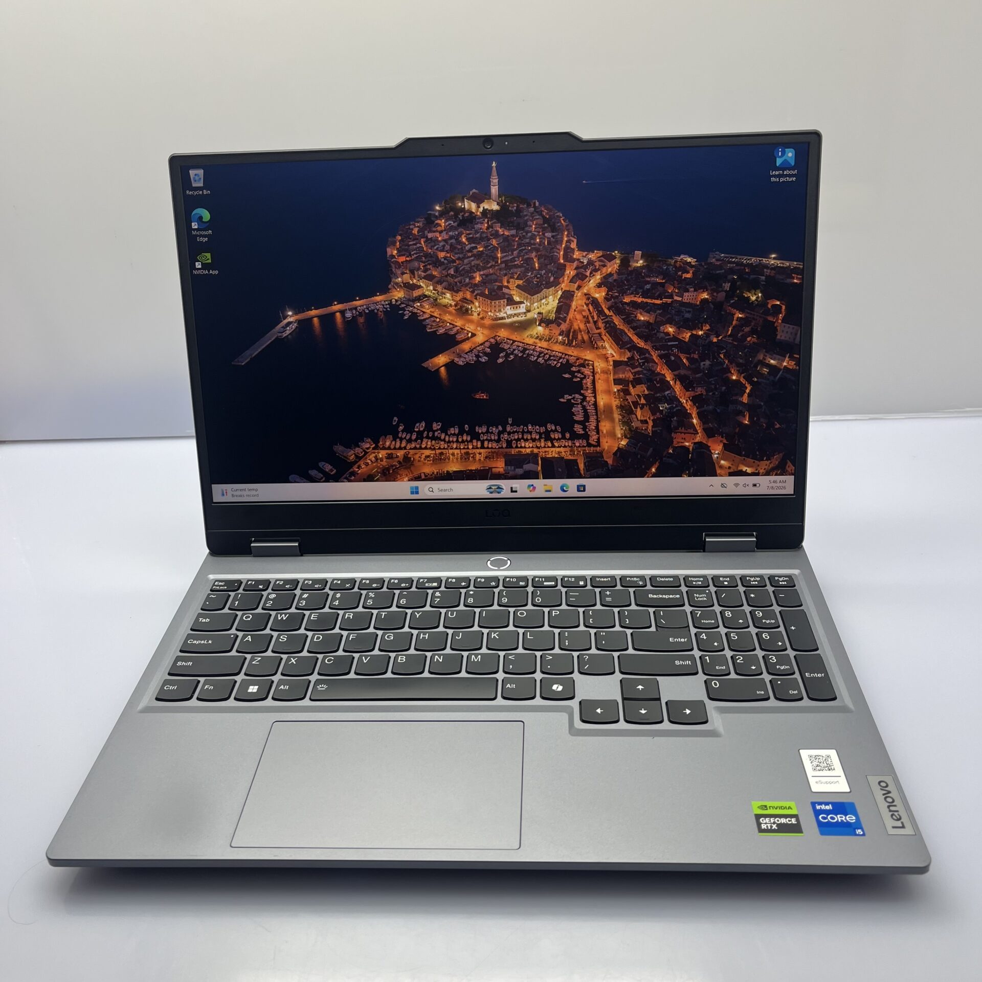 Lenovo LOQ 15.6-Inch 12th Gen "Core i5" 2.50GHz 16GB RAM 1TB NVMe SSD Luna Grey (Condition: Good) - Image 2
