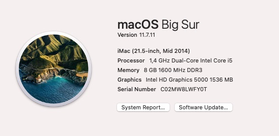 Apple iMac 21.5-Inch "Core i5" (Mid 2014) 1.4GHz 8GB RAM 512GB SSD Silver - No Power Cable (Condition: Good) - Image 15