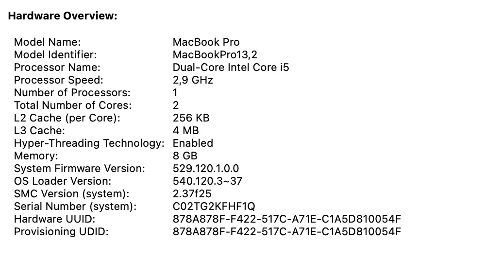 Apple MacBook Pro 13-inch "Core i5" (Mid-2017, Touch Bar) 8GB RAM 512GB SSD Silver - TouchBar Not Working (Condition: Good) - Image 9