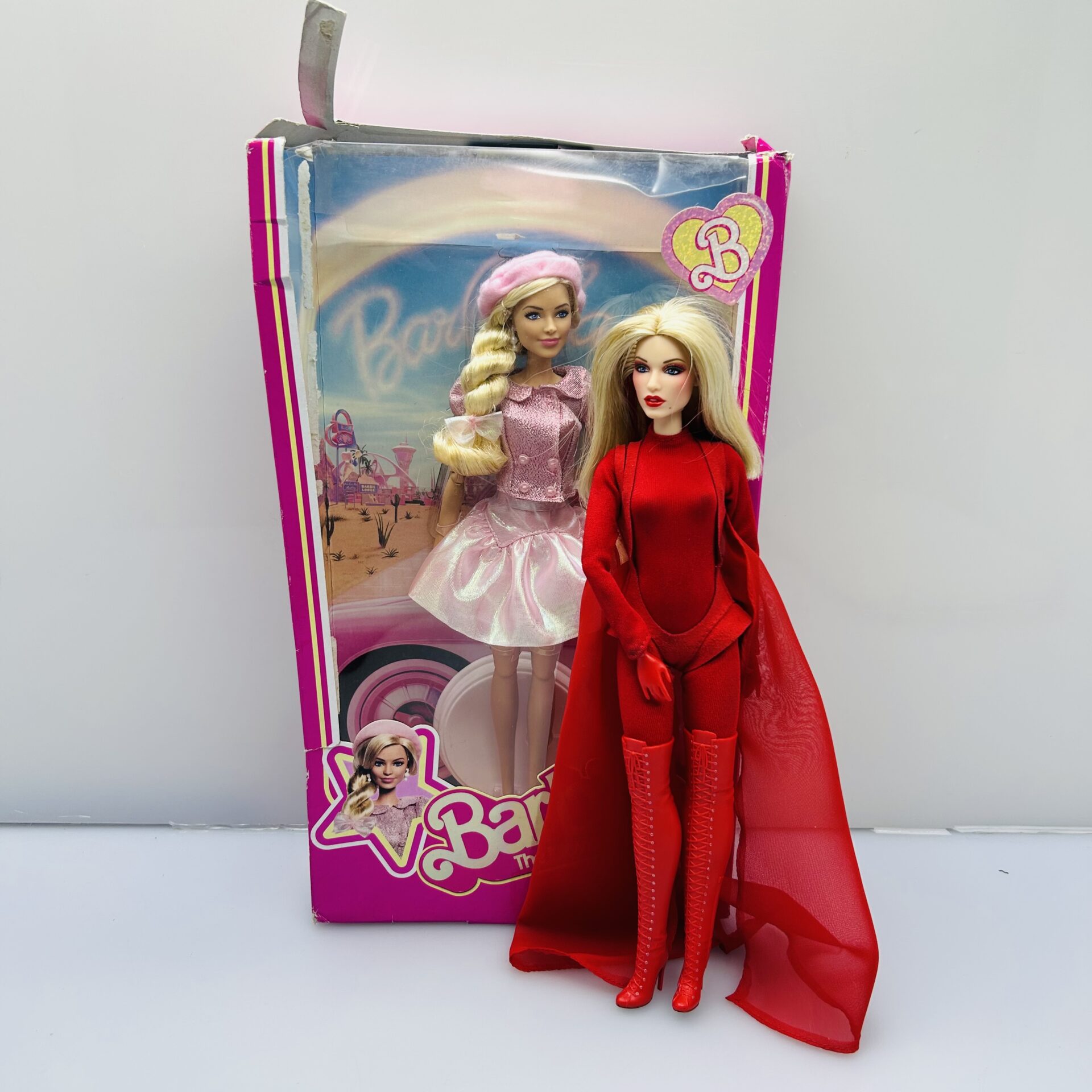 COMBO DEAL: Mattel Barbie Signature Kylie Minogue Doll And Barbie The Movie Collectible Doll (Condition: Good) - Image 2