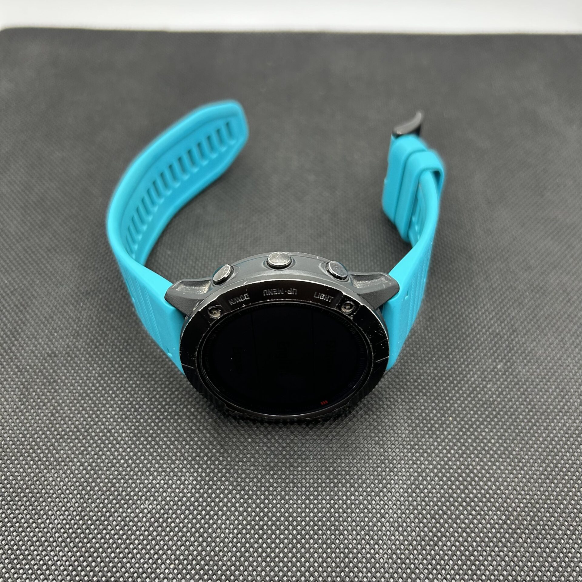 Garmin Fenix 6X Pro Black With Blue Straps (Condition: Good) - Image 4