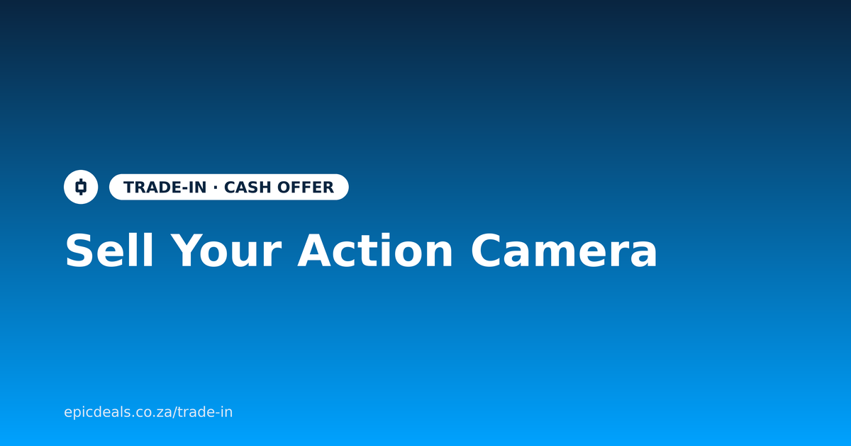 Sell your GoPro or DJI action camera for cash