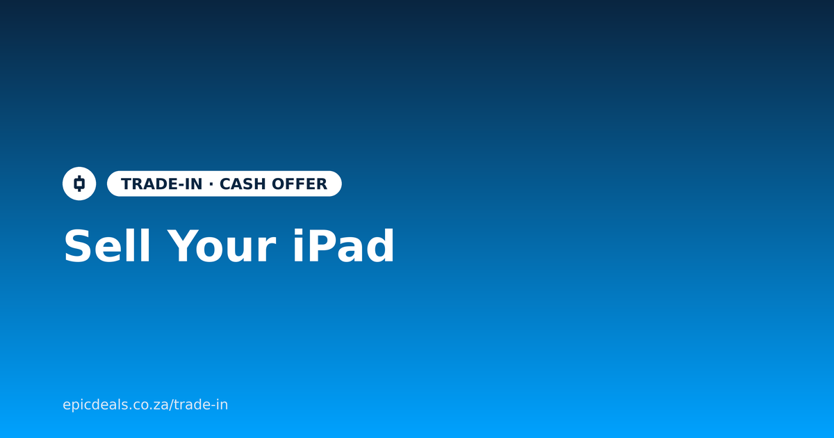 Sell your iPad for cash