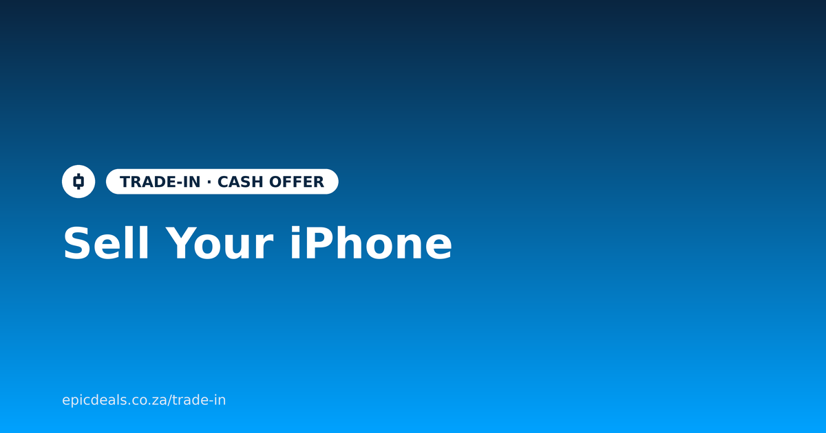 Sell your iPhone for cash with Epic Deals