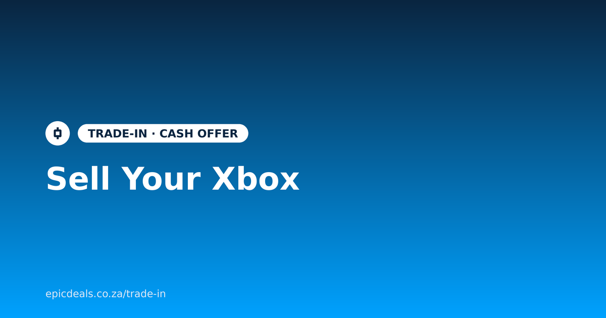 Sell your Xbox for cash with Epic Deals