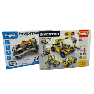COMBO DEAL: Engino Inventor 16-in-1 Industrial Models + Engino Inventor Mechanics Space Shuttle (Condition: Brand-New)