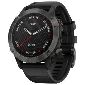 Garmin Fenix 6 Sapphire 47mm Slate Grey with Black Band (Condition: Fair)