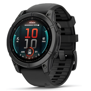 Garmin Fenix E Slate Grey Steel with Black Silicone Band (Condition: Good)