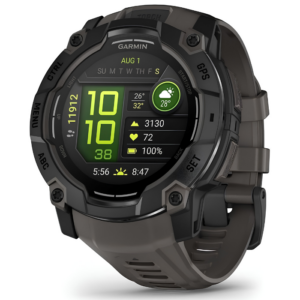 Garmin Instinct 3 50mm Black With Charcoal Silicone Band (Condition: Pristine)