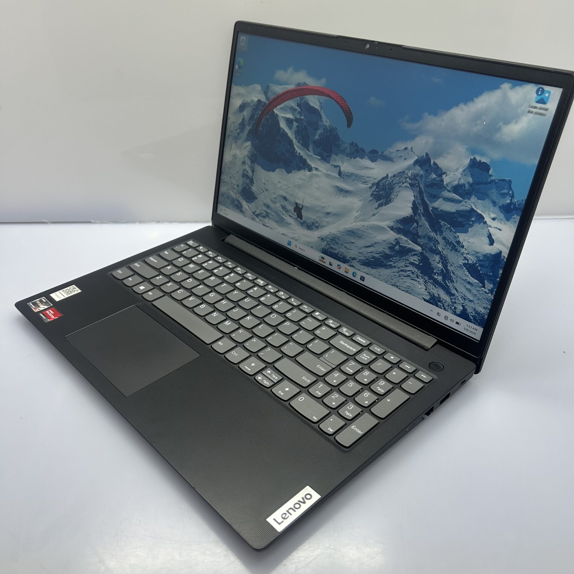 Lenovo V15 G2 ALC "Ryzen 5" 2.10GHz 12GB RAM DDR4 256GB NVMe SSD Black (Condition: Good) - Image 3