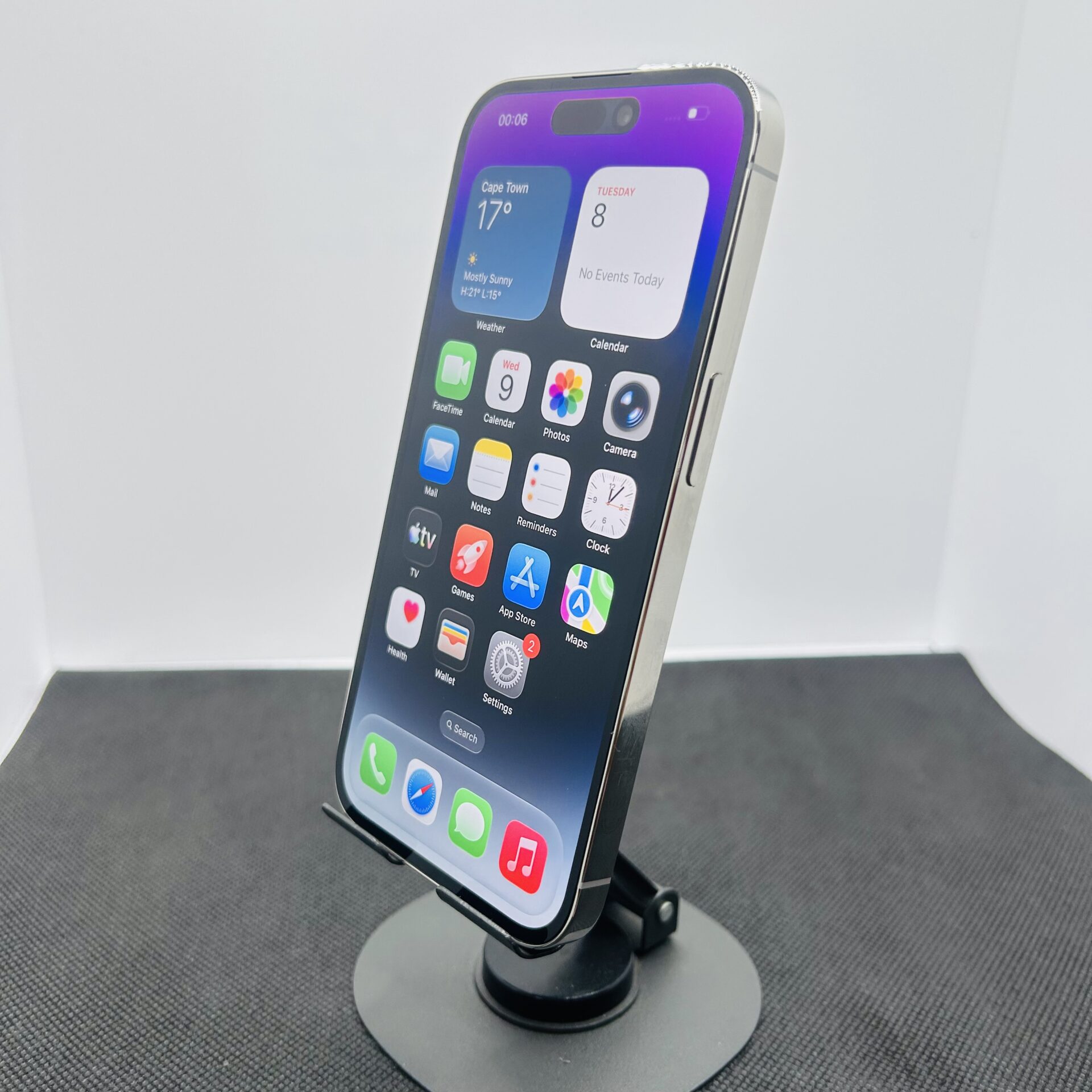 Apple iPhone 14 Pro 256GB Silver (Condition: Good) - Image 3