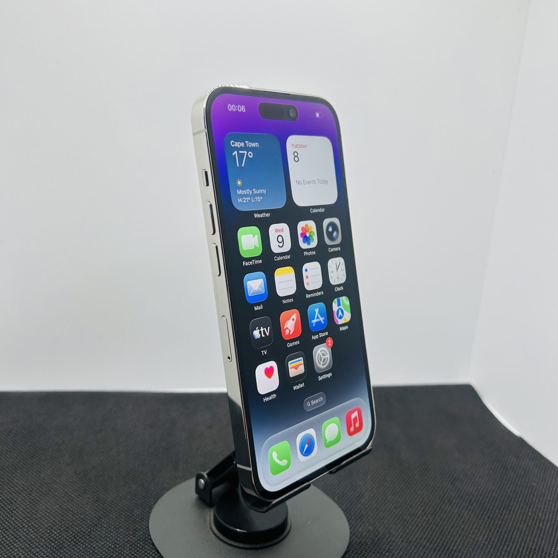 Apple iPhone 14 Pro 256GB Silver (Condition: Good) - Image 4