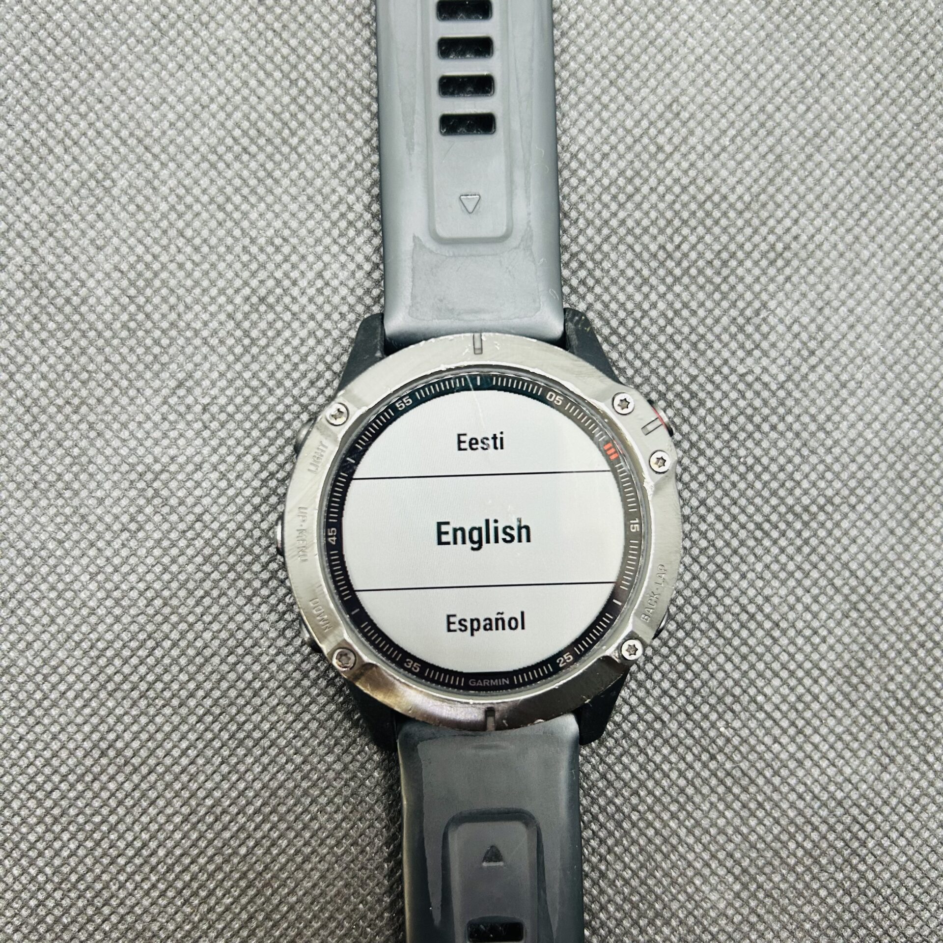 Garmin Fenix 6 Sapphire 47mm Slate Grey with Black Band (Condition: Fair) - Image 2
