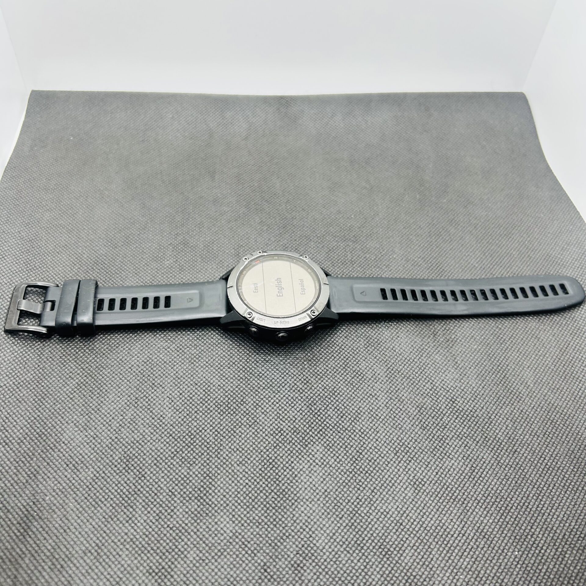 Garmin Fenix 6 Sapphire 47mm Slate Grey with Black Band (Condition: Fair) - Image 4