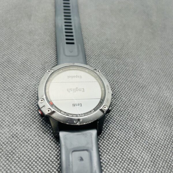 Garmin Fenix 6 Sapphire 47mm Slate Grey with Black Band (Condition: Fair) - Image 7