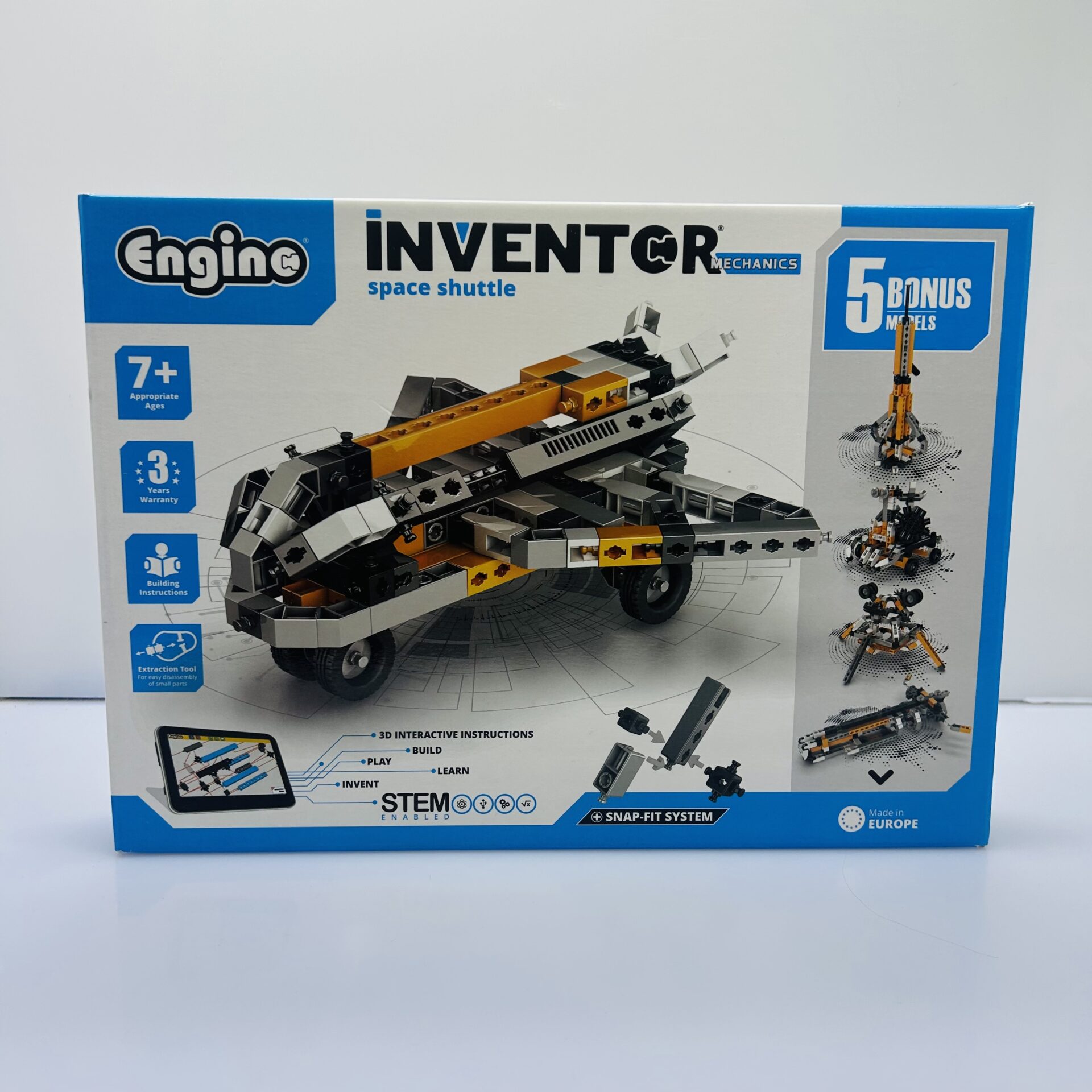 COMBO DEAL: Engino Inventor 16-in-1 Industrial Models + Engino Inventor Mechanics Space Shuttle (Condition: Brand-New) - Image 4