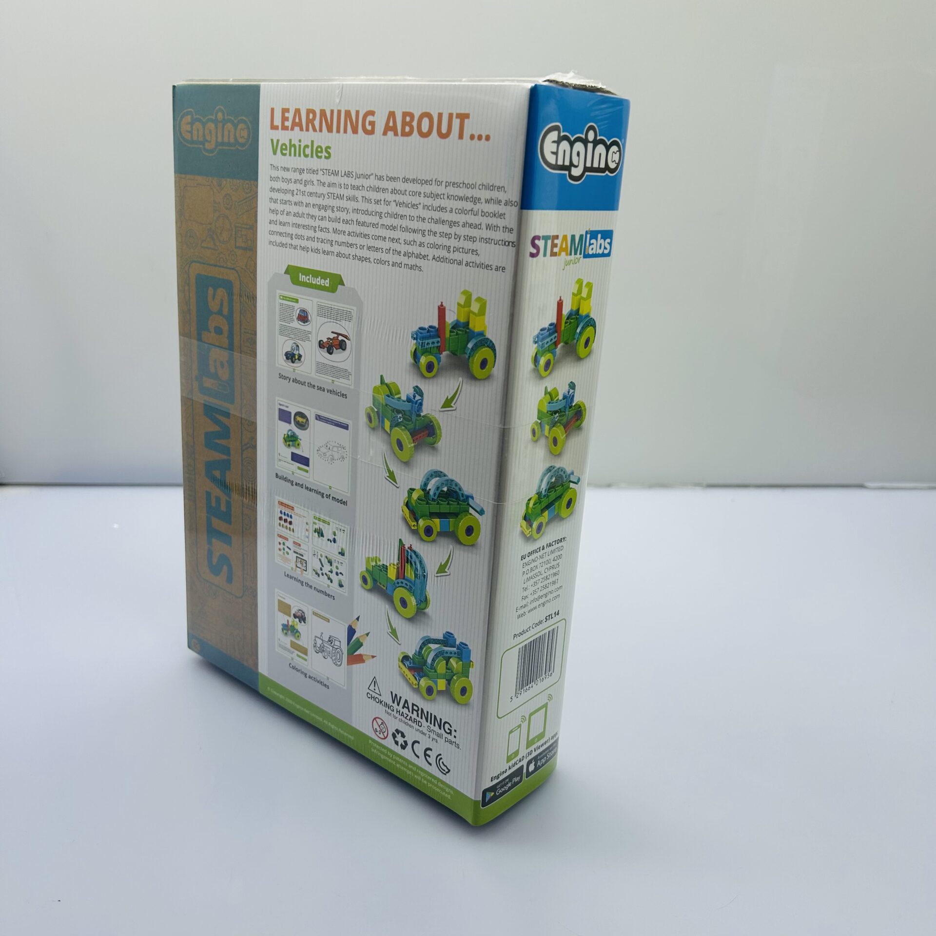 COMBO DEAL: Engino Steam Labs Junior Learning About Aircrafts + Engino Steam Labs Junior Learning About Vehicles + Engino Steam Labs Junior Learning About Wild Animals + Engino Steam Labs Junior Learning About Sea Adventures (Condition: Brand-New) - Image 4