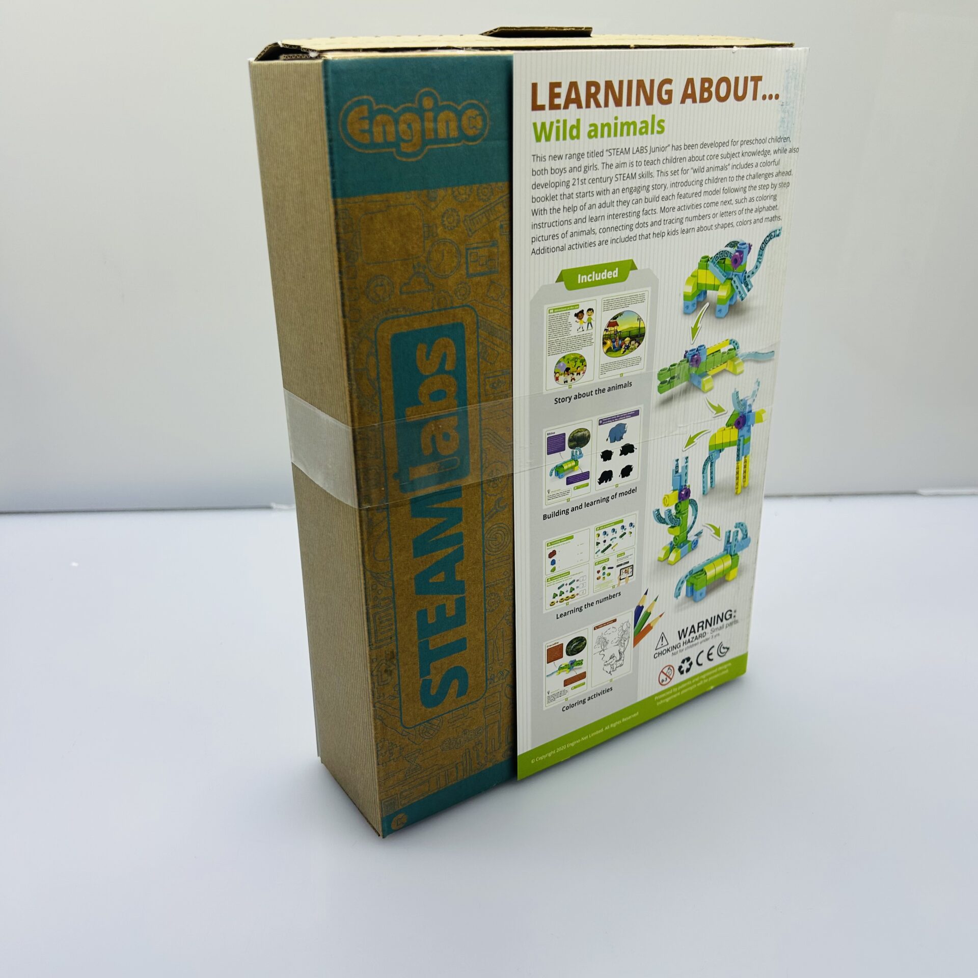 COMBO DEAL: Engino Steam Labs Junior Learning About Aircrafts + Engino Steam Labs Junior Learning About Vehicles + Engino Steam Labs Junior Learning About Wild Animals + Engino Steam Labs Junior Learning About Sea Adventures (Condition: Brand-New) - Image 6