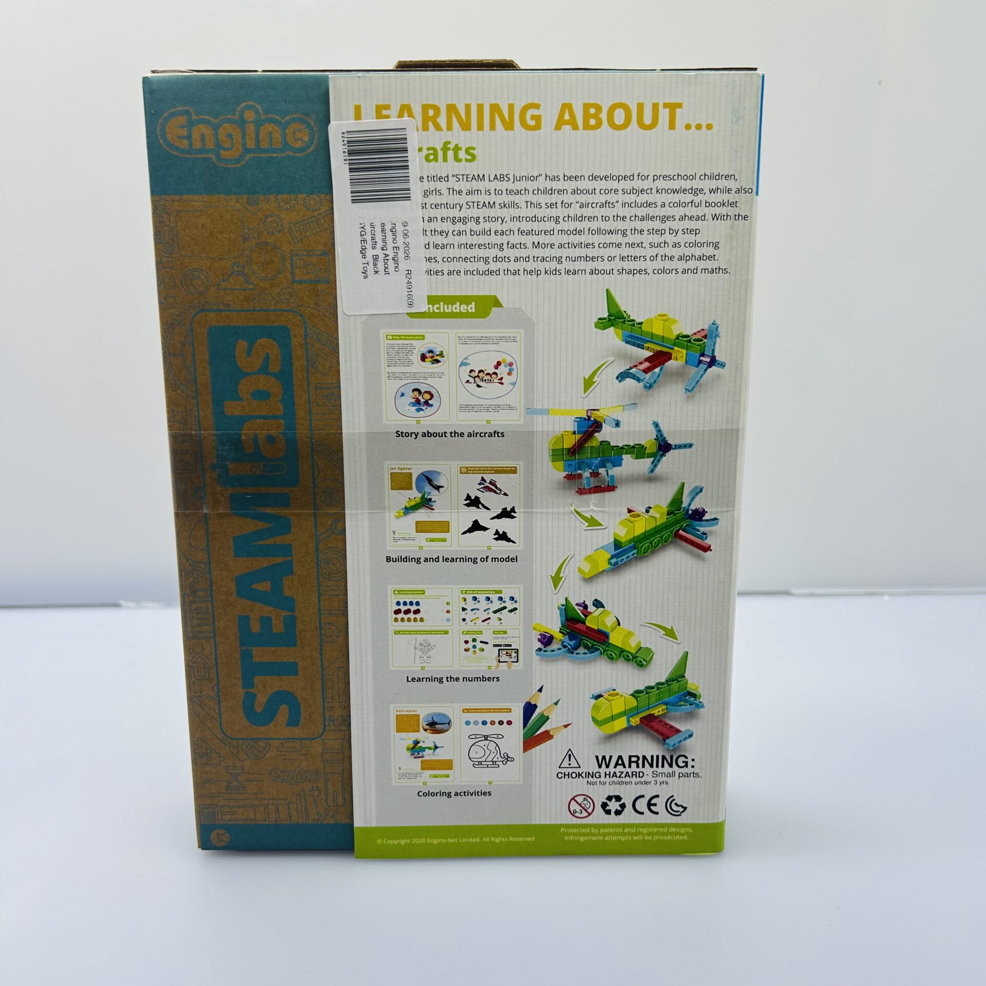 COMBO DEAL: Engino Steam Labs Junior Learning About Aircrafts + Engino Steam Labs Junior Learning About Vehicles + Engino Steam Labs Junior Learning About Wild Animals + Engino Steam Labs Junior Learning About Sea Adventures (Condition: Brand-New) - Image 10