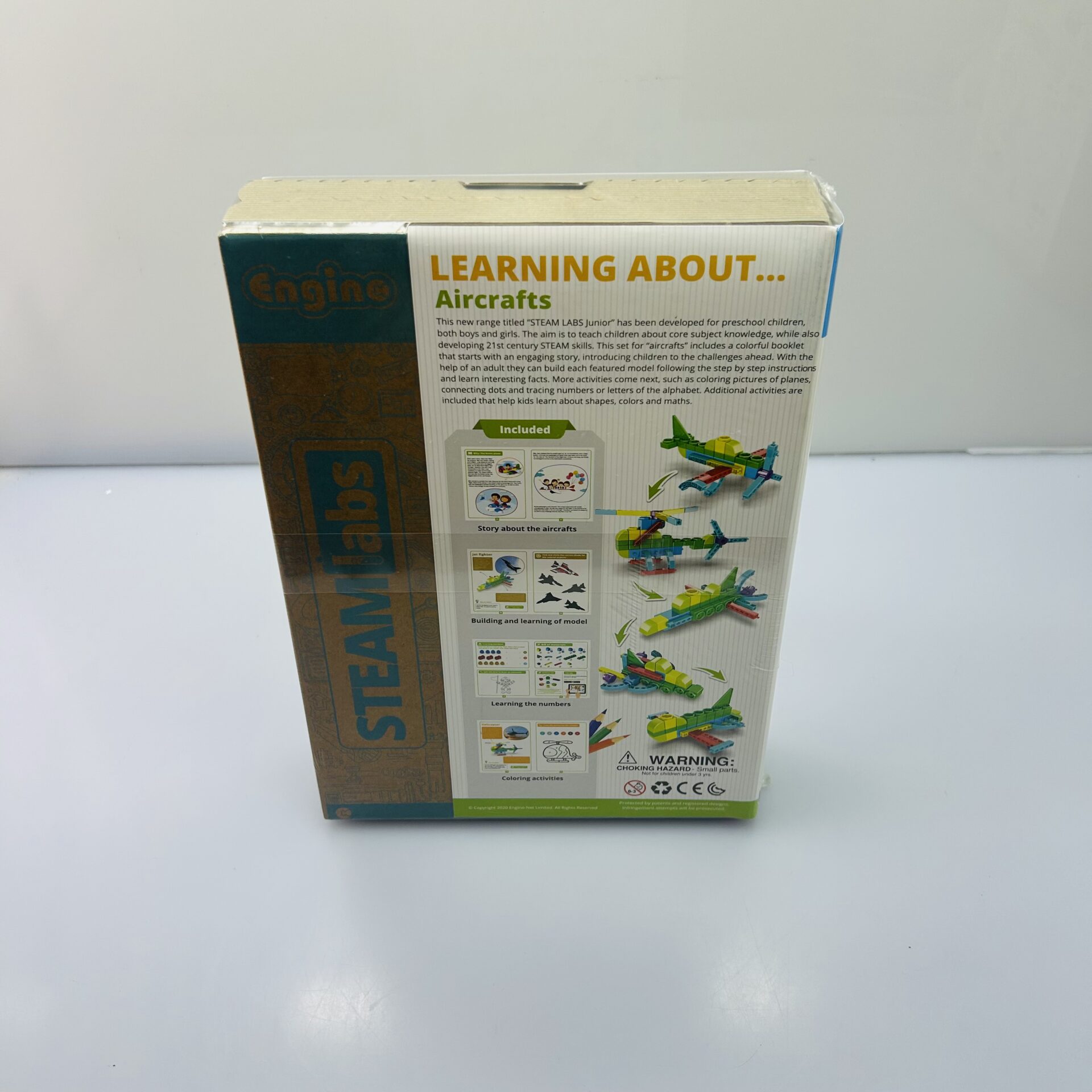 COMBO DEAL: Engino Steam Labs Junior Learning About Aircrafts + Engino Steam Labs Junior Learning About Vehicles + Engino Steam Labs Junior Learning About Wild Animals + Engino Steam Labs Junior Learning About Sea Adventures (Condition: Brand-New) - Image 7