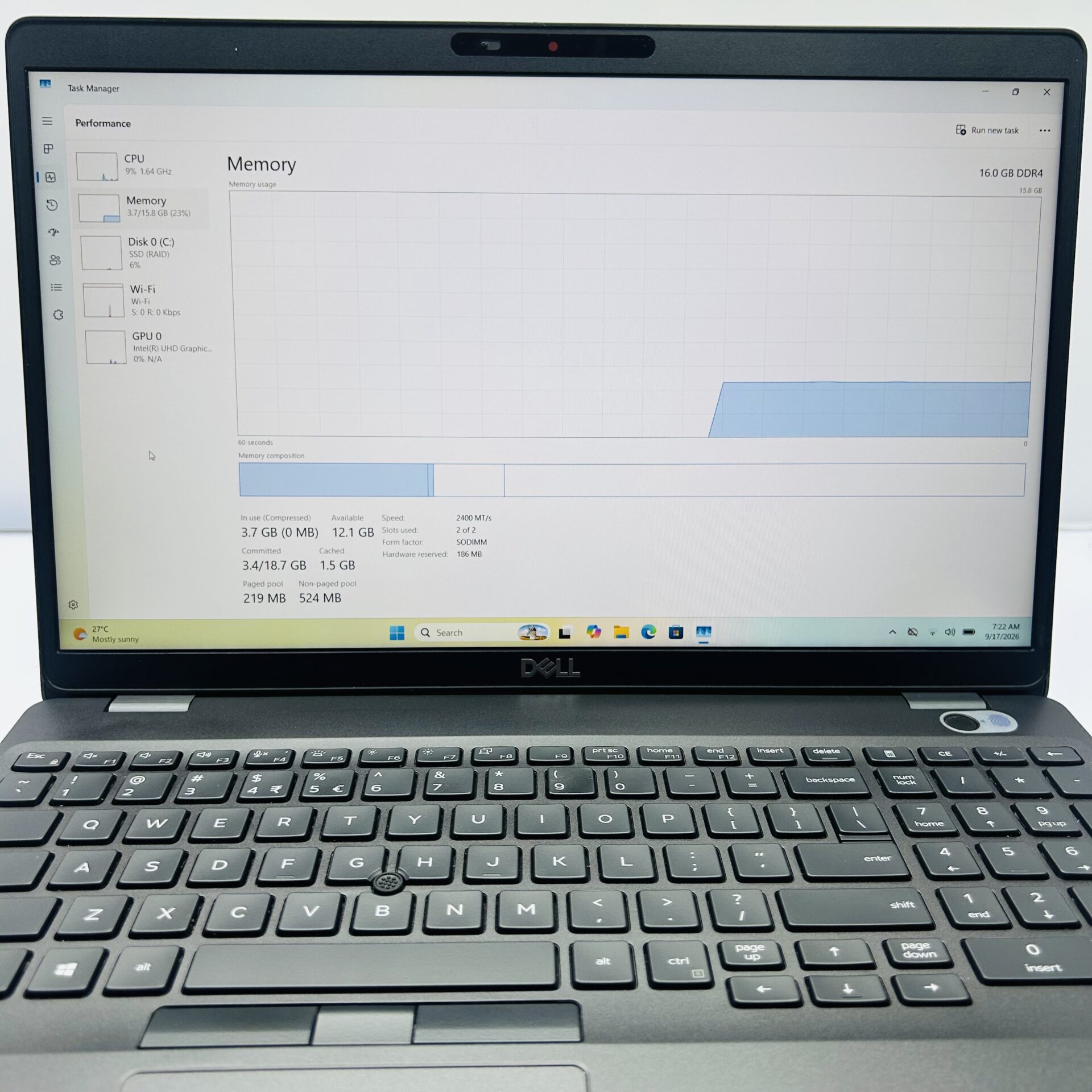 Dell Latitude 5500 "Core i7 8th Gen" 1.90GHz 16GB RAM 512GB SSD Black (Condition: Good) - Image 8