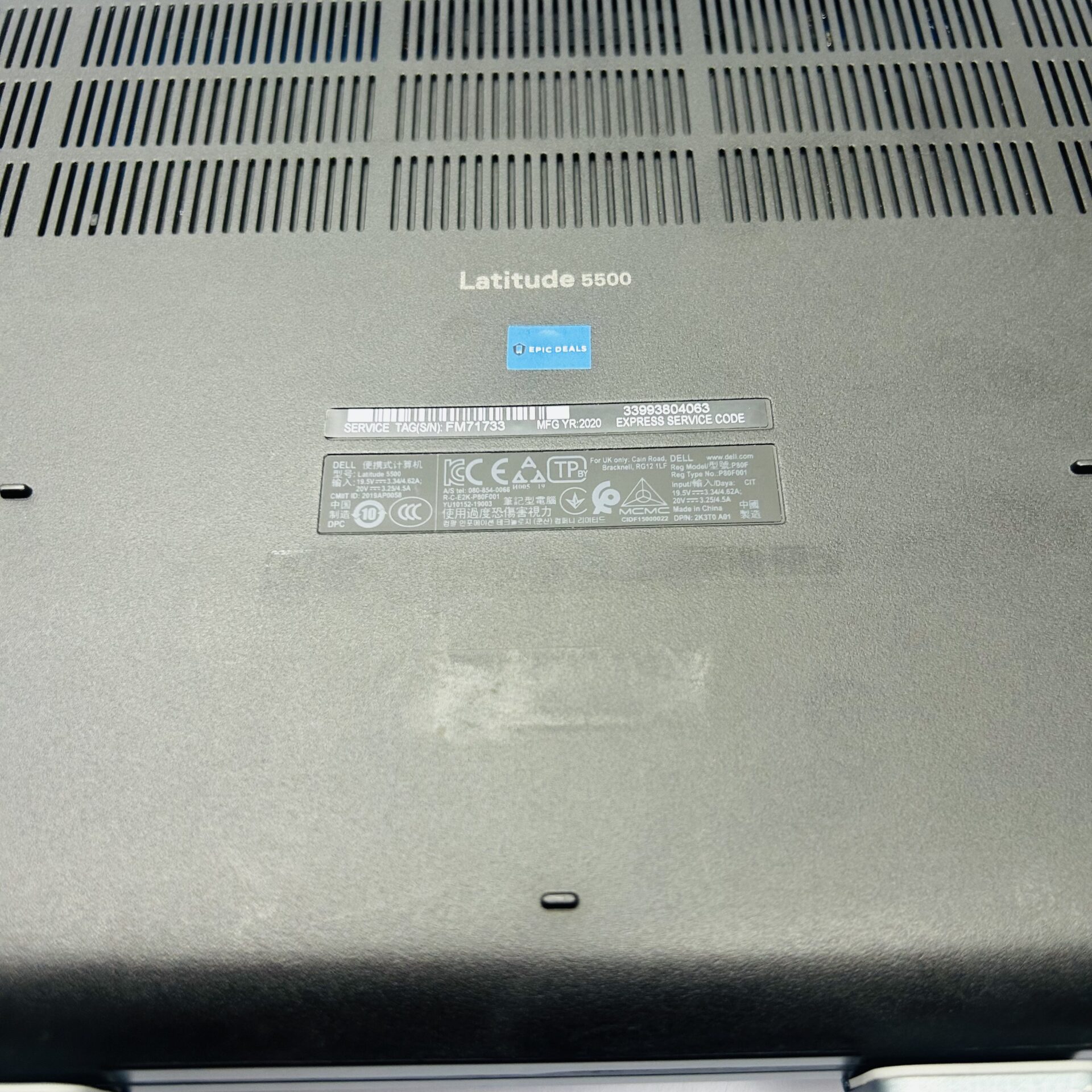 Dell Latitude 5500 "Core i7 8th Gen" 1.90GHz 16GB RAM 512GB SSD Black (Condition: Good) - Image 16