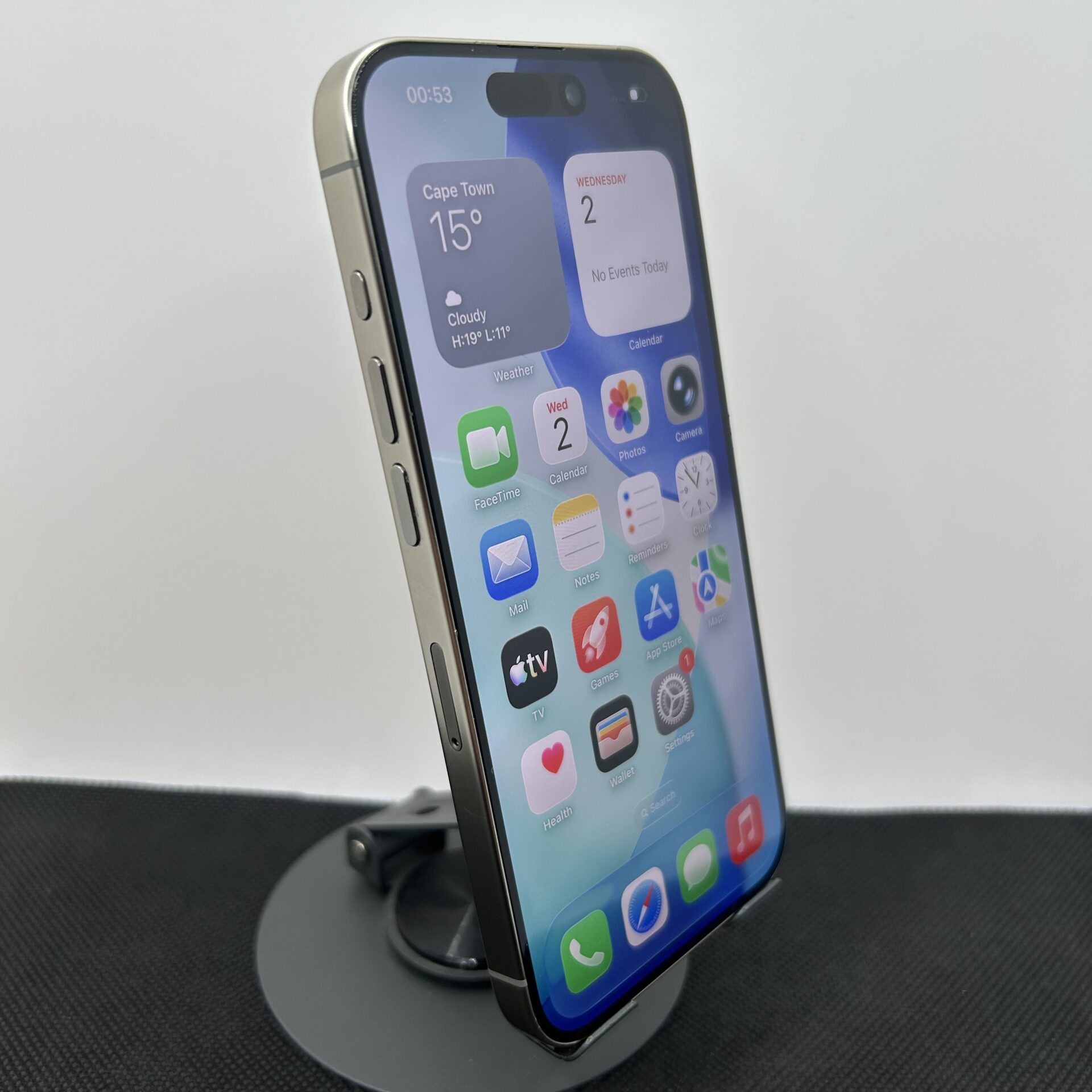 Apple iPhone 15 Pro 256GB Natural Titanium (Condition: Good) - Image 3