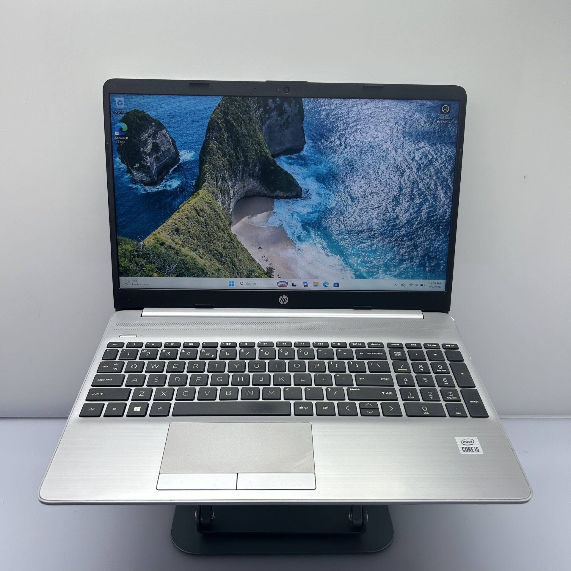 HP 250 G8 10th Gen “Core i5” 1.19GHz 16GB RAM 512GB SSD Asteroid Silver (Condition: Good) - Image 2