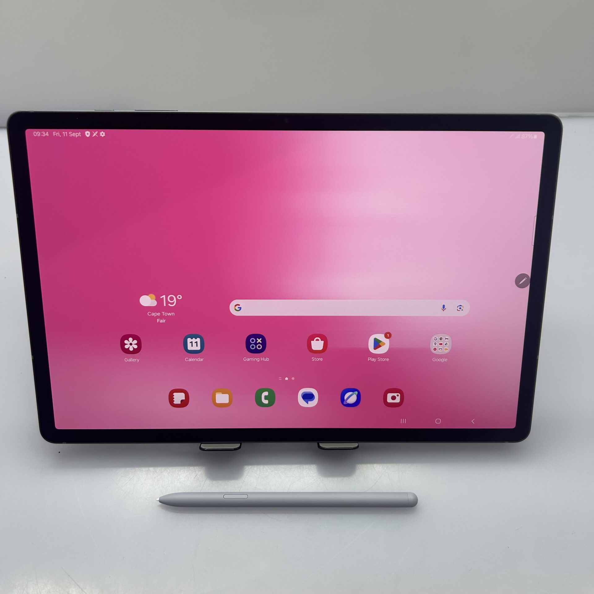 Samsung Galaxy Tab S10+ 5G 256GB (WiFi/Cellular) Moonstone Gray + Sealed Samsung Book Cover Keyboard-AI Key + Sealed Samsung 45W Power Adapter (Condition: Excellent) - Image 7