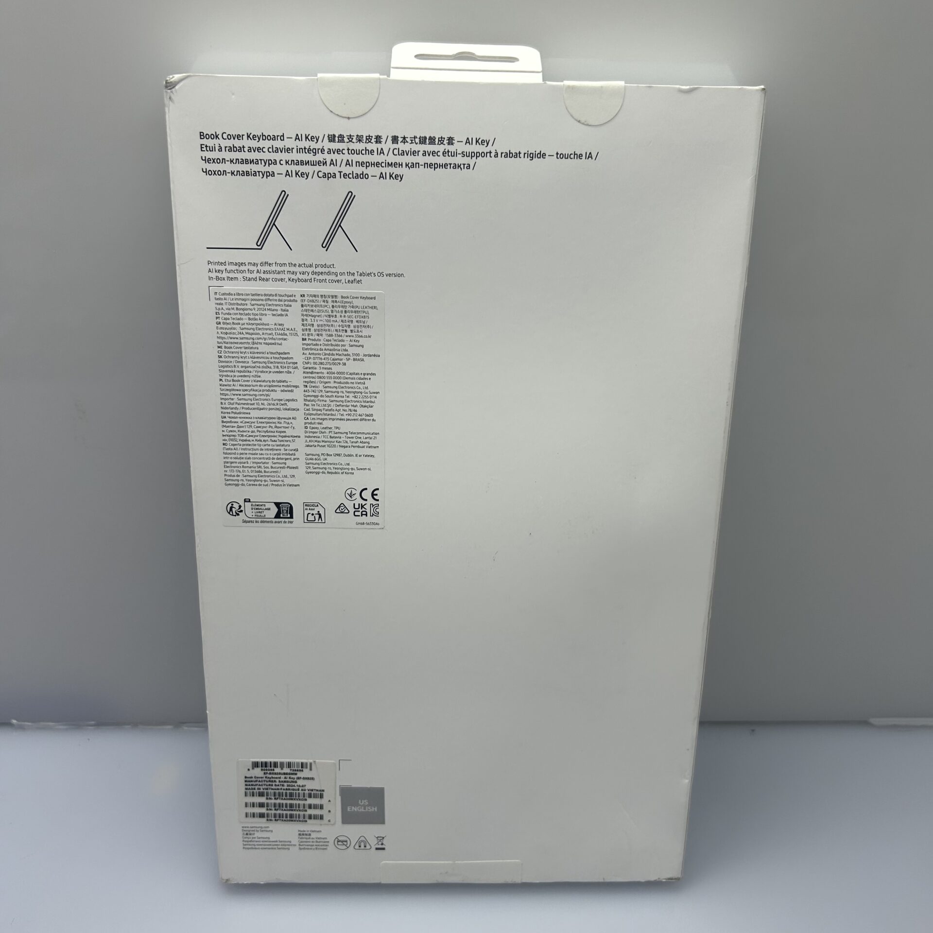 Samsung Galaxy Tab S10+ 5G 256GB (WiFi/Cellular) Moonstone Gray + Sealed Samsung Book Cover Keyboard-AI Key + Sealed Samsung 45W Power Adapter (Condition: Excellent) - Image 13
