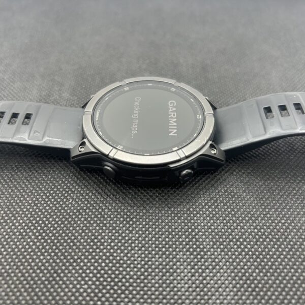 Garmin Fenix E Slate Grey Steel with Black Silicone Band (Condition: Good) - Image 5