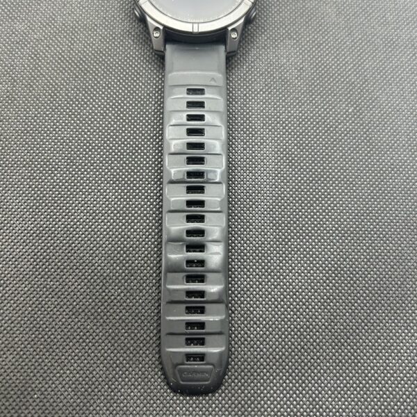 Garmin Fenix E Slate Grey Steel with Black Silicone Band (Condition: Good) - Image 9