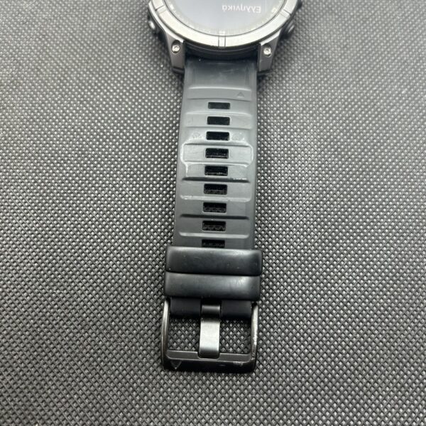 Garmin Fenix E Slate Grey Steel with Black Silicone Band (Condition: Good) - Image 10