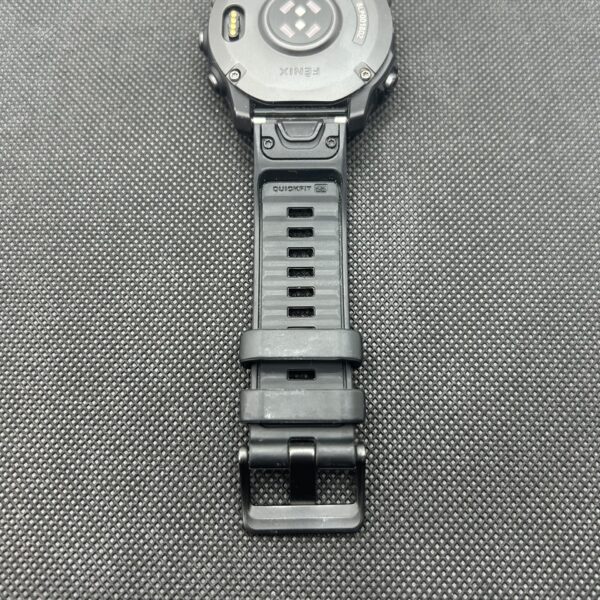 Garmin Fenix E Slate Grey Steel with Black Silicone Band (Condition: Good) - Image 12