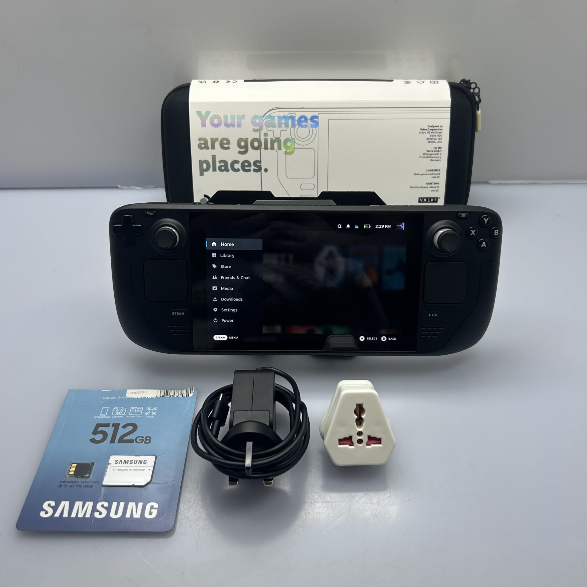 Valve Steam Deck 256GB Black + 512GB SD Card (Condition: Excellent) - Image 10