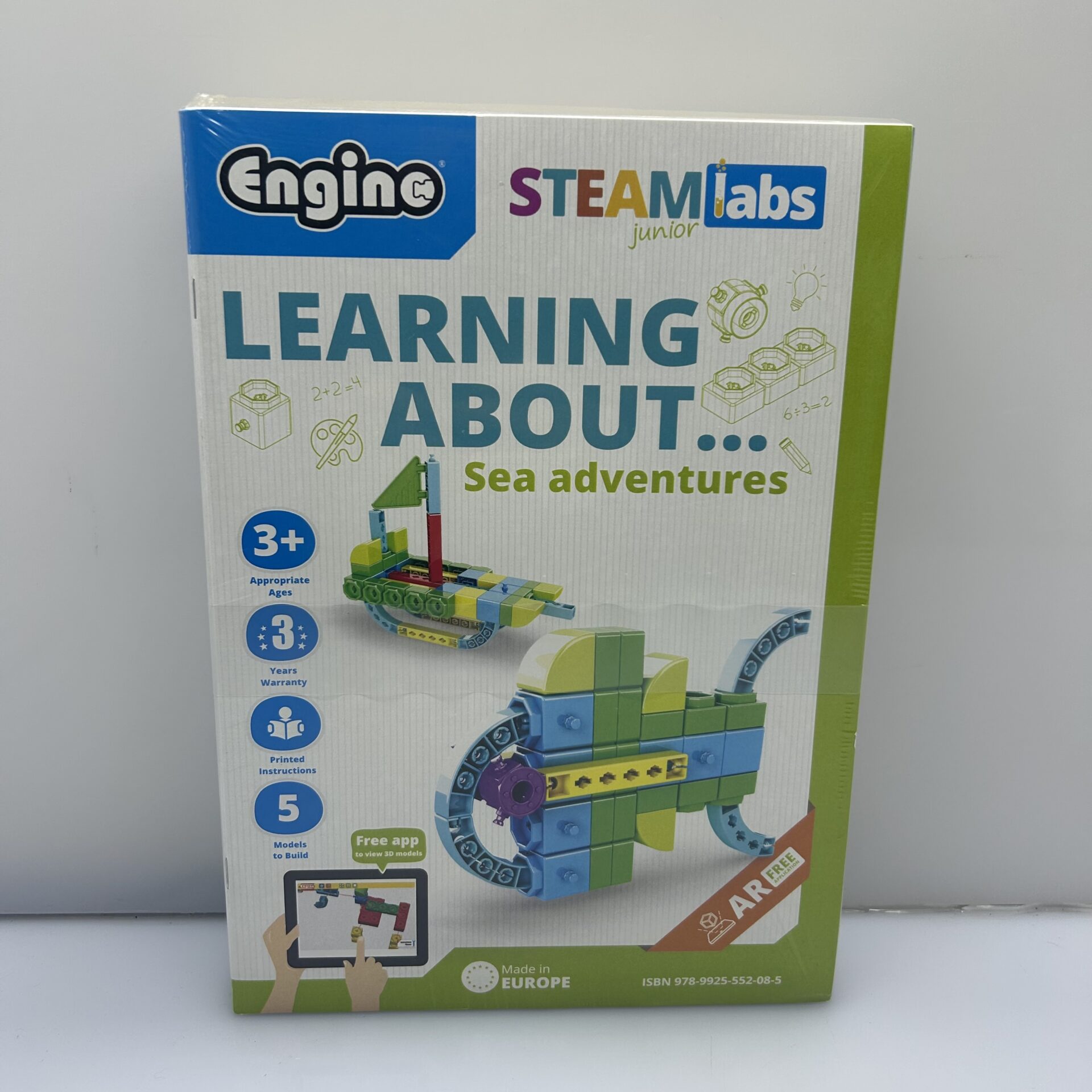 COMBO DEAL: Engino STEAM Labs Junior - Sea Adventures, Vehicles, Wild Animals, How Viruses Work (Condition: Brand New) - Image 2
