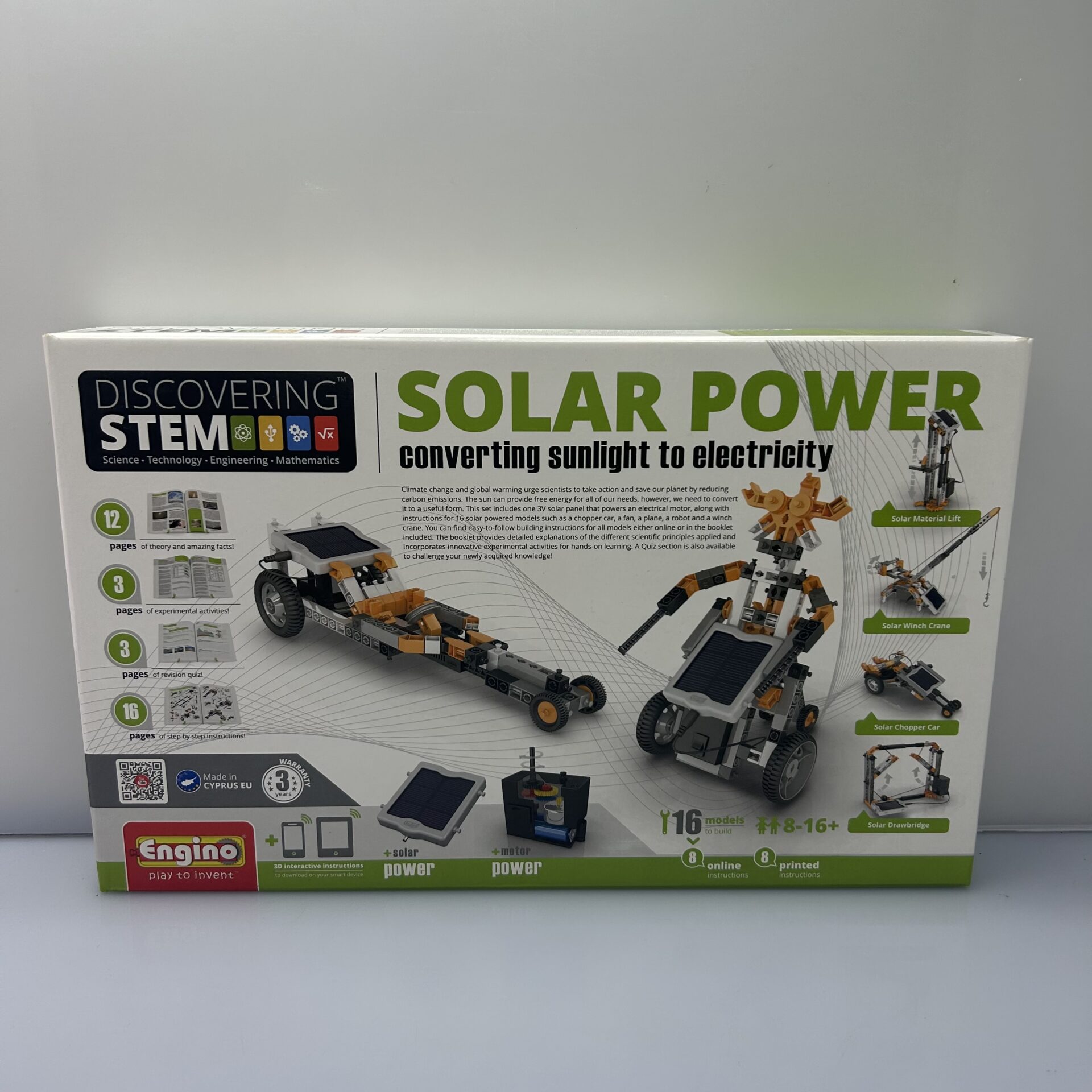 COMBO DEAL: Engino Inventor 16 in 1 Industrial Models + Solar Power Discovering STEM (Condition: Brand New) - Image 3
