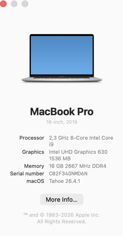 Apple MacBook Pro 16-inch “Core i9” (Touchbar/2019) 2.3GHz 16GB RAM 1TB SSD Silver - Cracked LCD (Condition: Good) - Image 18