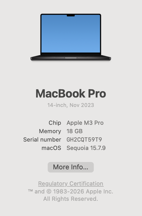 Apple MacBook Pro 14-inch "M3 Pro" 11 CPU/ 14 GPU 18GB RAM 512GB SSD Space Black (Condition: Good) - Image 11