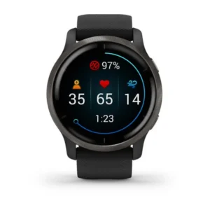 Garmin Venu 2S 40mm Slate with Black Strap (Condition: Good)